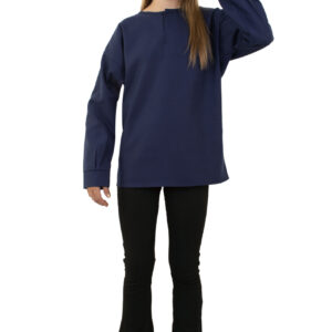 Blauwe kiel unisex kinderen