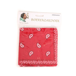 Boerenzakdoek rood