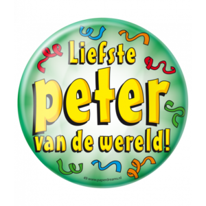 Button XL - Liefste Peter