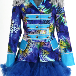 Carnavalsjas Blue fantasy dames kort