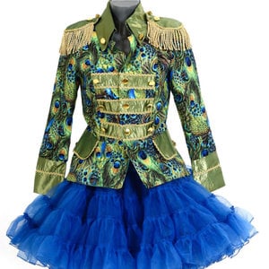 Carnavalsjas Peacock dames kort