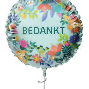 Folieballon Bedankt