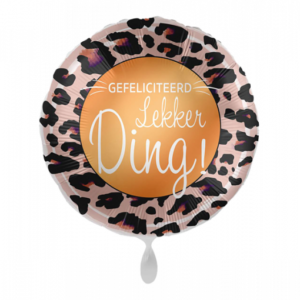 Folieballon Gefeliciteerd lekker Ding !