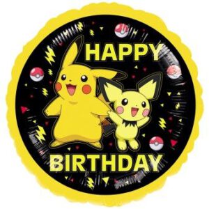 Folieballon HBD Pokemon Pikachu