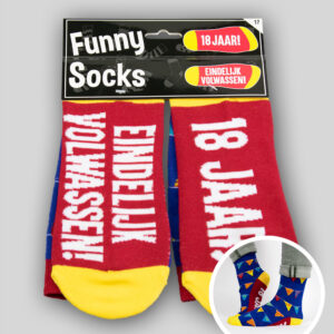 Funny Socks - 18 jaar !