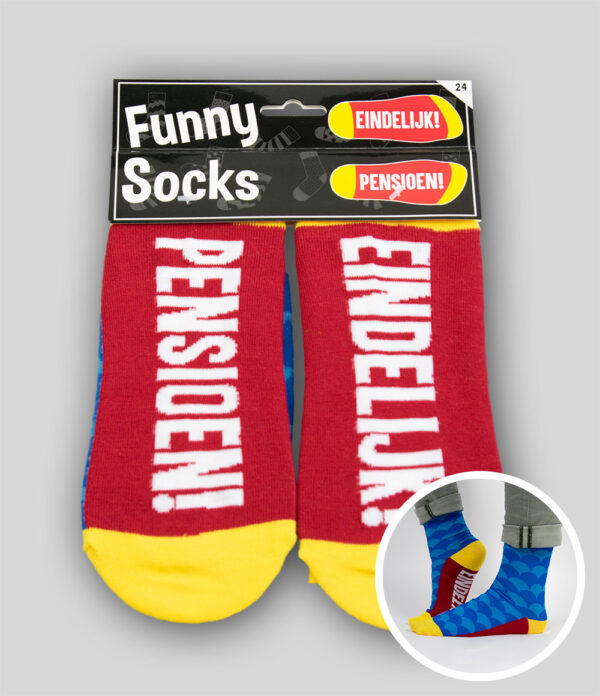 Funny Socks - Eindelijk Pensioen !