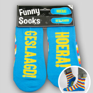 Funny Socks - Hoera ! Geslaagd !