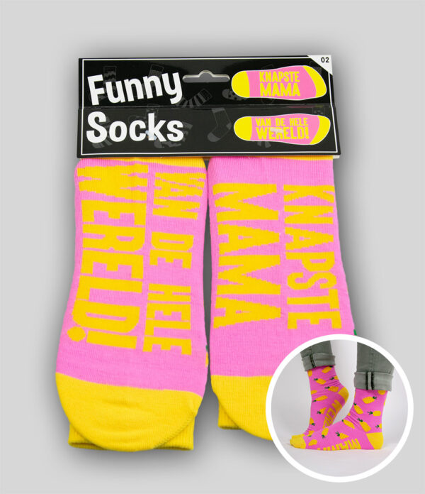 Funny Socks - Knapste Mama