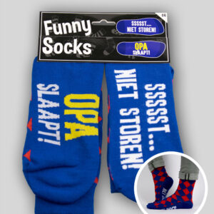 Funny Socks - Opa Slaapt !