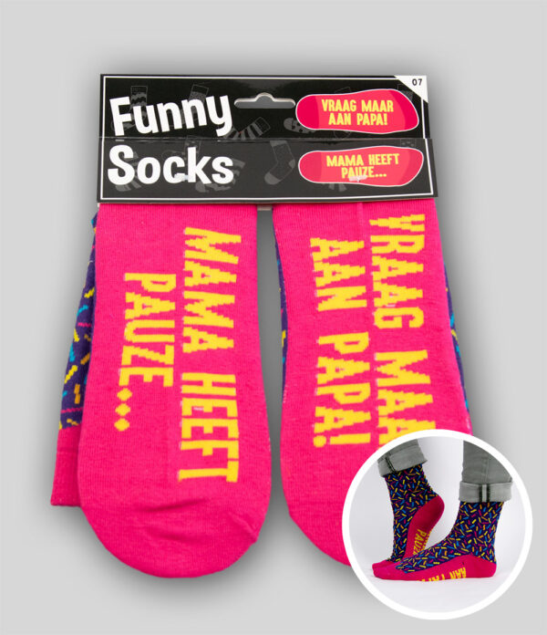 Funny Socks - Vraag maar aan Papa !