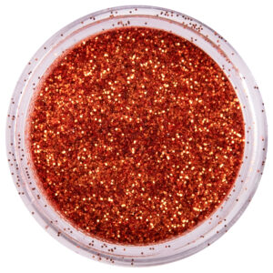 Glitterpoeder biodegradable copper orange