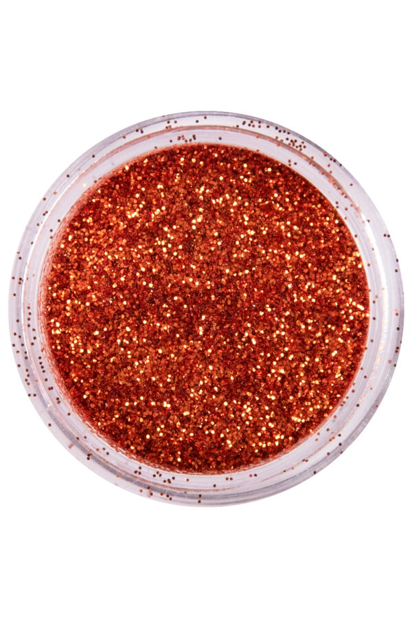 Glitterpoeder biodegradable copper orange