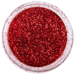 Glitterpoeder biodegradable laser red