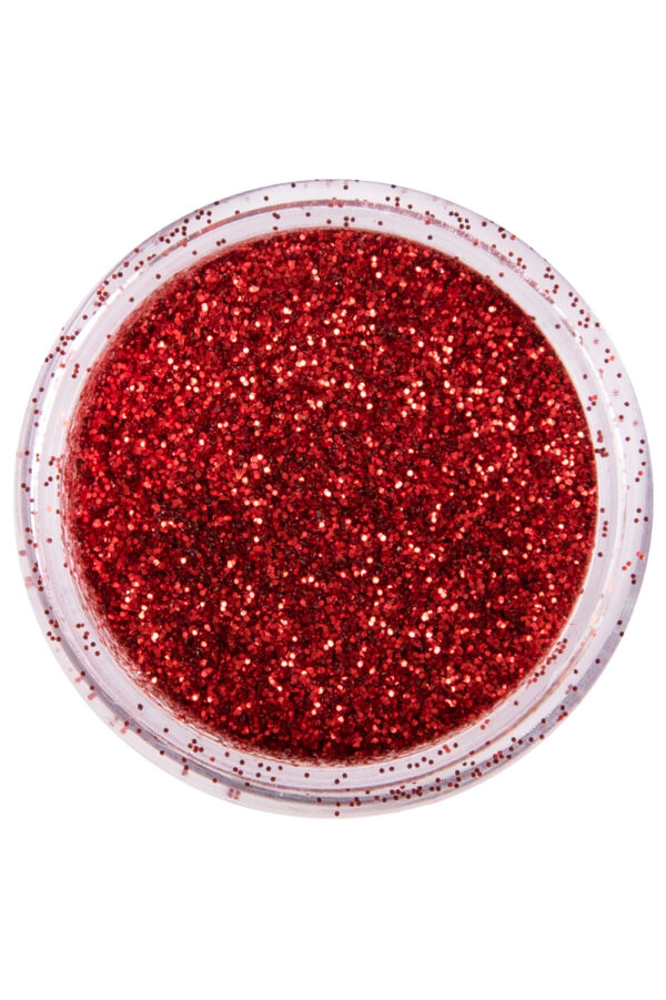 Glitterpoeder biodegradable laser red