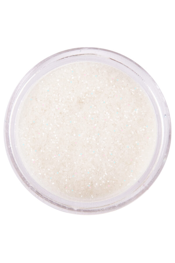 Glitterpoeder biodegradable pearl white