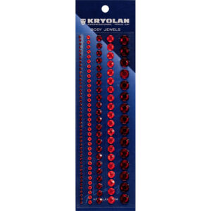 Kryolan Body Jewels Strass - rood