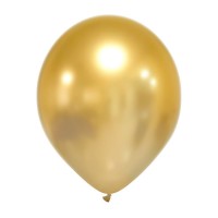 Latex ballonnen titanium goud