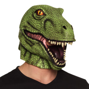 Latex gezichtsmasker T-rex