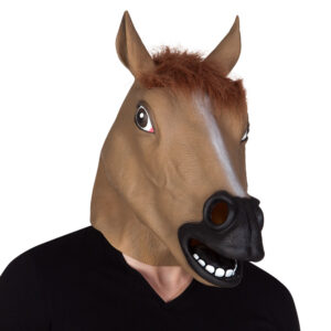 Latex hoofdmasker Paard