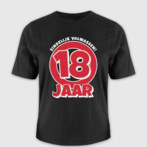 Leeftijd Shirt 18 jaar