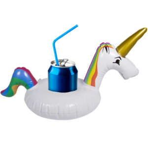 Opblaasbare drinkhouder Unicorn