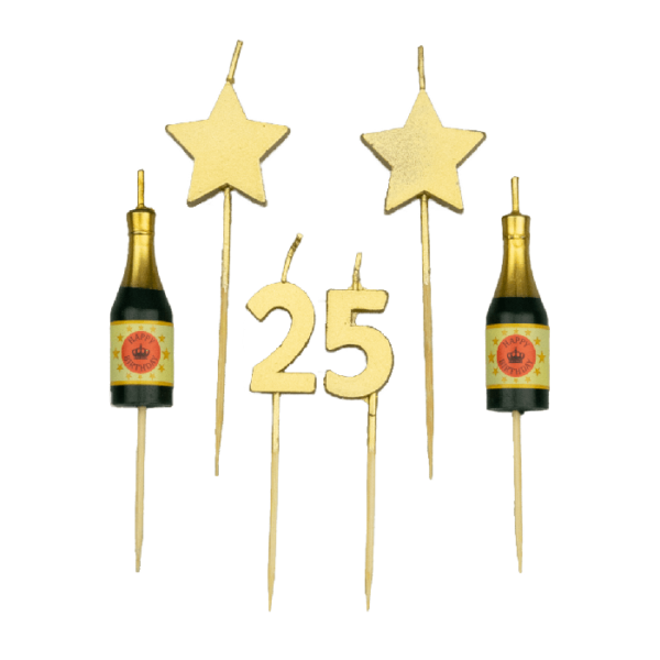 Party cake candles - 25