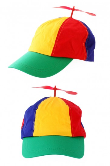 Verlichting snel woordenboek ᐅ Pet Propellor rood-geel-blauw Fun hoeden, Petten kopen