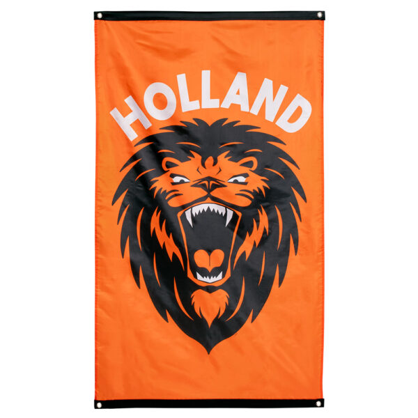 Polyestervlag brullende leeuw "HOLLAND"