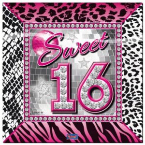 Servetten Sweet16 roze