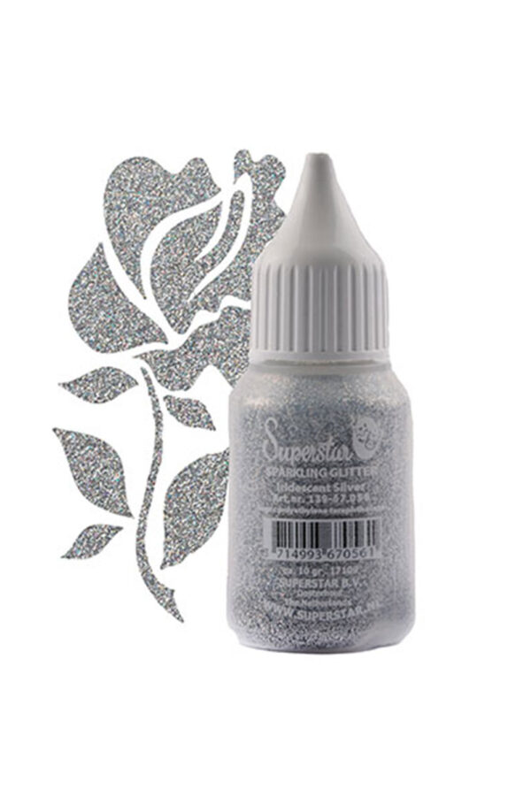 Superstar Sparkling glitter zilver