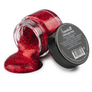 Superstar glittergel rood