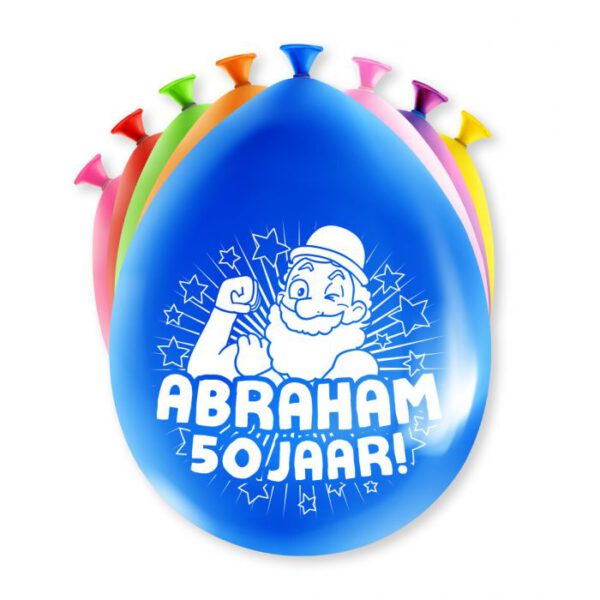 Balonnen Abraham 50 jaar