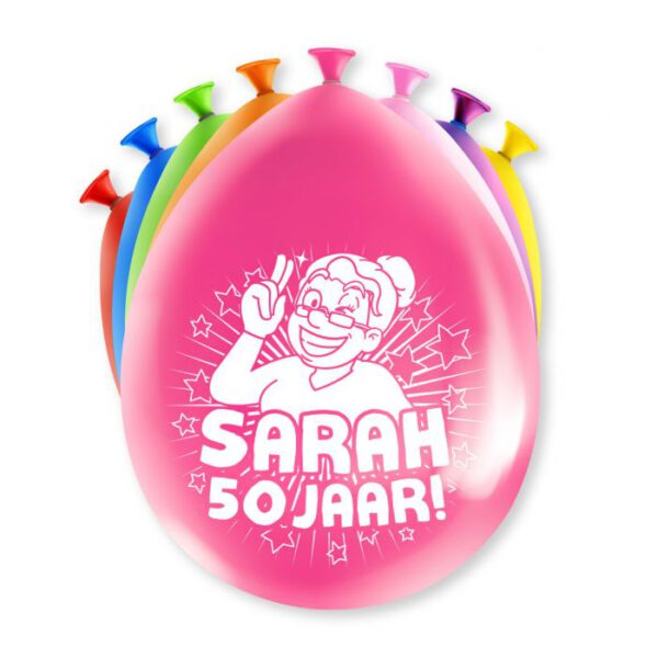 Balonnen Sarah 50 jaar