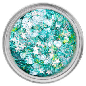 PXP Chunky glitter creme turquoise oceaan