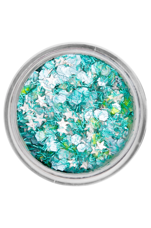 PXP Chunky glitter creme turquoise oceaan