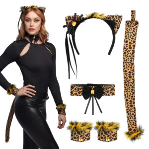 Set Cute Leopard