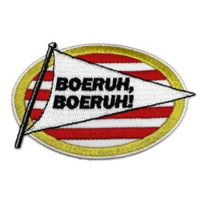 Strijkembleem Boeruh Boeruh !